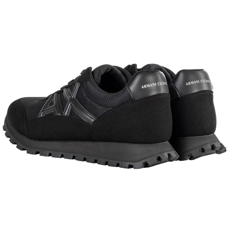 Armani Exchange Baskets Drop Microsuede et Mesh  