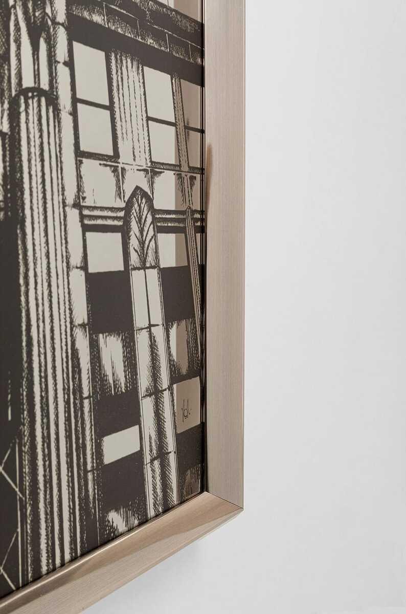 KARE Design Tableau encadré Empire State Mirror 77x130  
