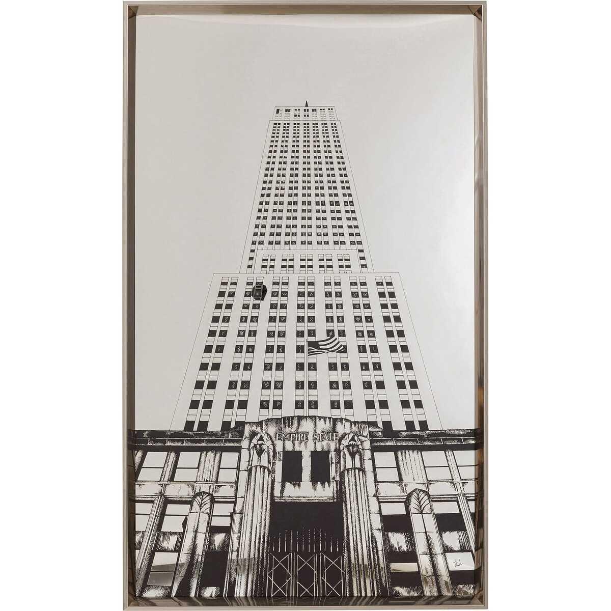 KARE Design Tableau encadré Empire State Mirror 77x130  