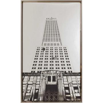 Tableau encadré Empire State Mirror 77x130