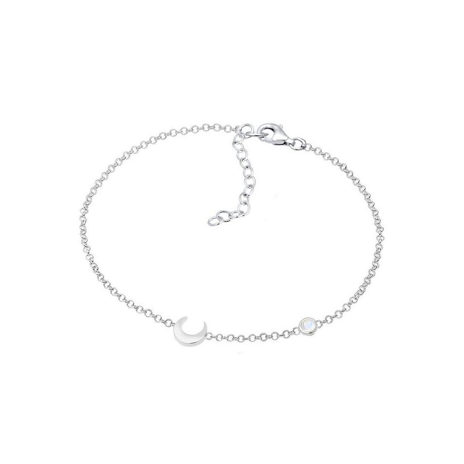 Elli  Armband Halbmond Mondstein 