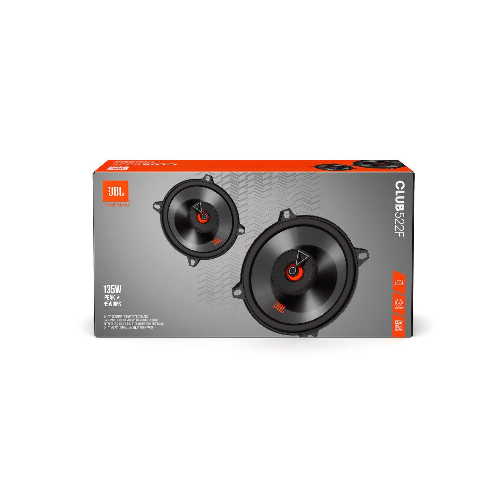 JBL  JBL Club 522F enceinte de voiture Rond 2-voies 135 W 2 pièce(s) 