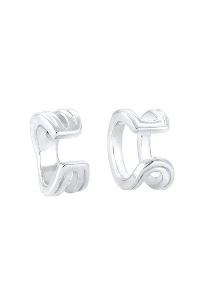 Elli  Ohrringe Basic Set Earcuff Klemme Minimal 