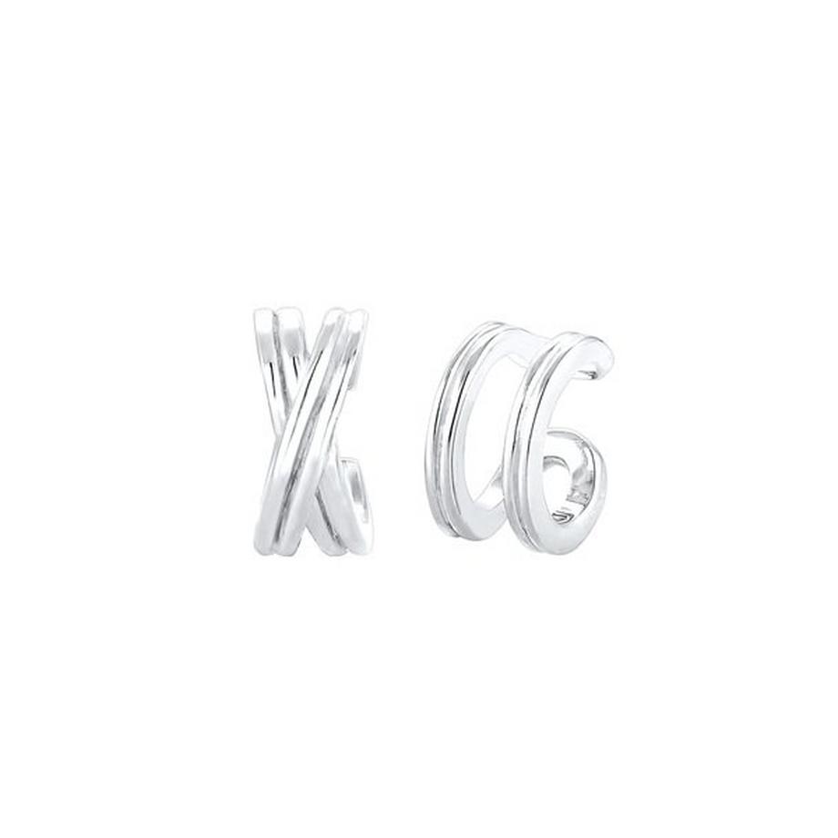 Elli  Ohrringe Basic Set Earcuff Klemme Minimal 