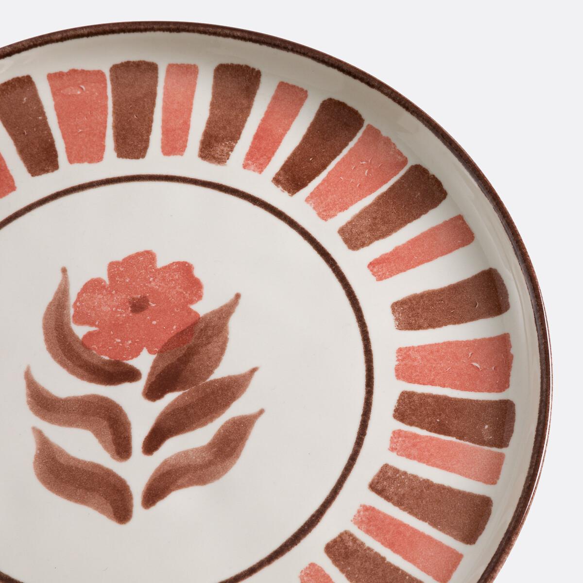 La Redoute Intérieurs Lot de 4 assiettes à dessert en grès  