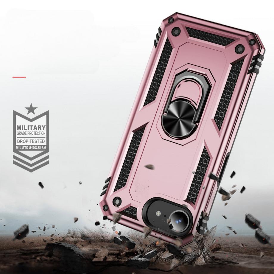 Cover-Discount  iPhone 17e / 16e - Robustes Back Cover mit Kickstand 