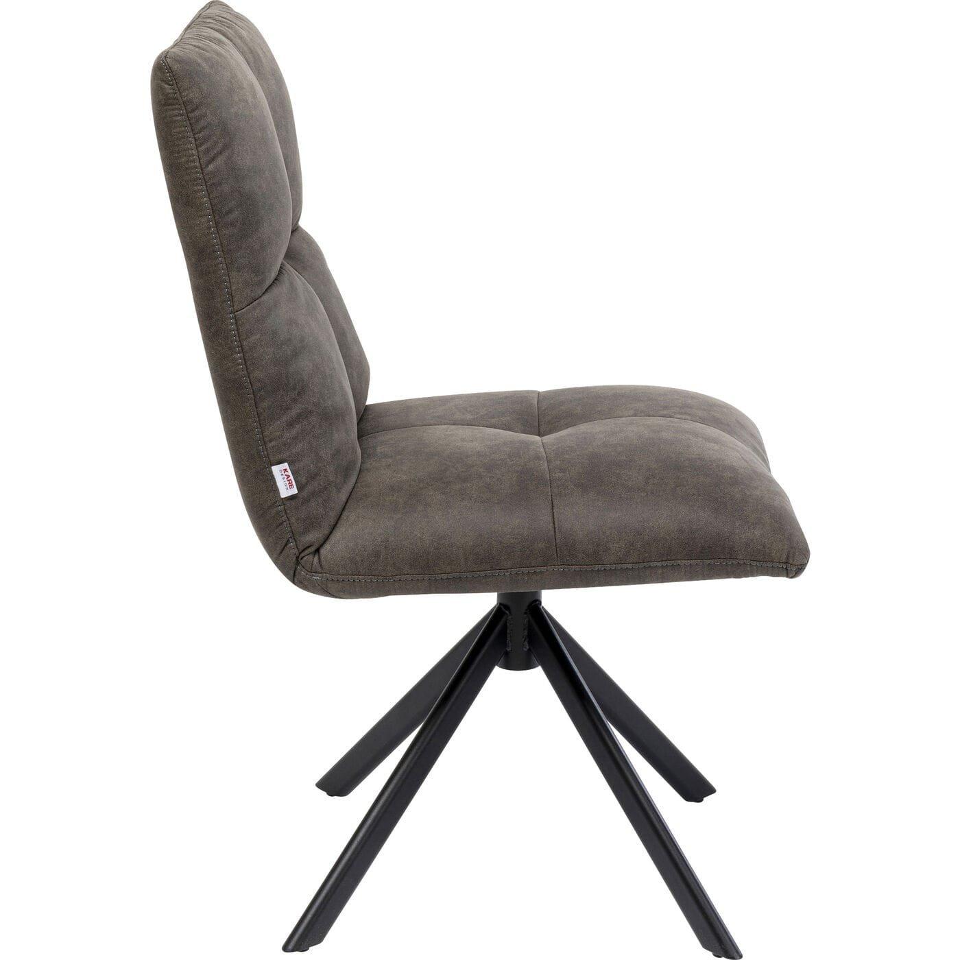 KARE Design Chaise pivotante Toronto noir  