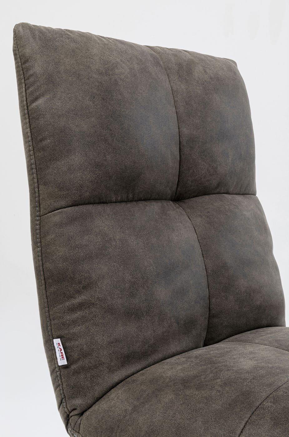 KARE Design Chaise pivotante Toronto noir  