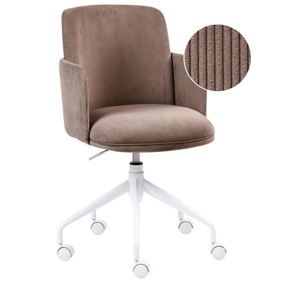 Sedia da ufficio en Velluto a coste Minimalista DRYDEN