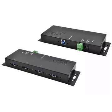 EX-1183HMVS-2 Schnittstellen-Hub USB 3.2 Gen 1 (3.1 Gen 1) Type-B 5000 Mbits Schwarz