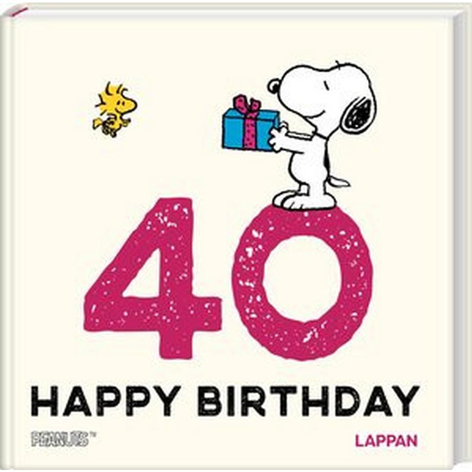   Peanuts Geschenkbuch: Happy Birthday zum 40. Geburtstag 