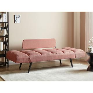 Beliani Schlafsofa aus Polyester Retro BREKKE  