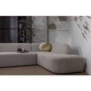 mutoni Ecksofa Sloping rechts Chenille natur 274x225  