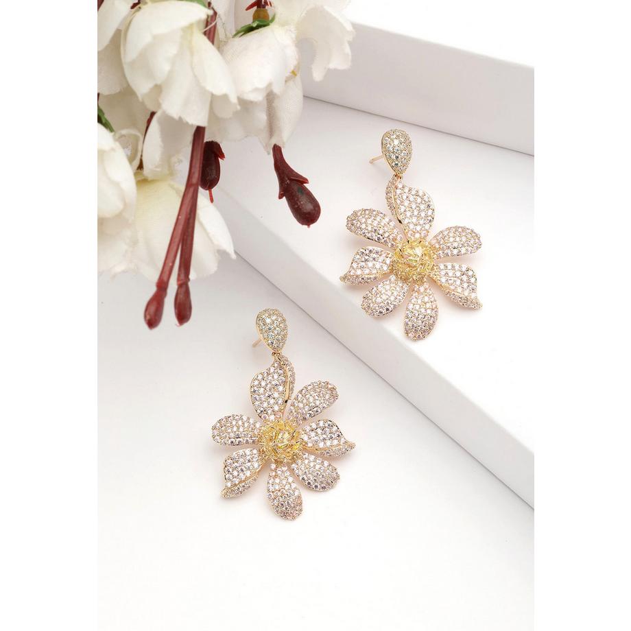 AVANT-GARDE PARIS  Diva Florale Tropfenohrringe 