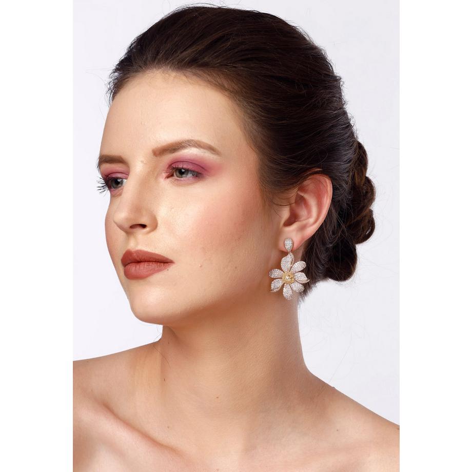 AVANT-GARDE PARIS  Diva Florale Tropfenohrringe 