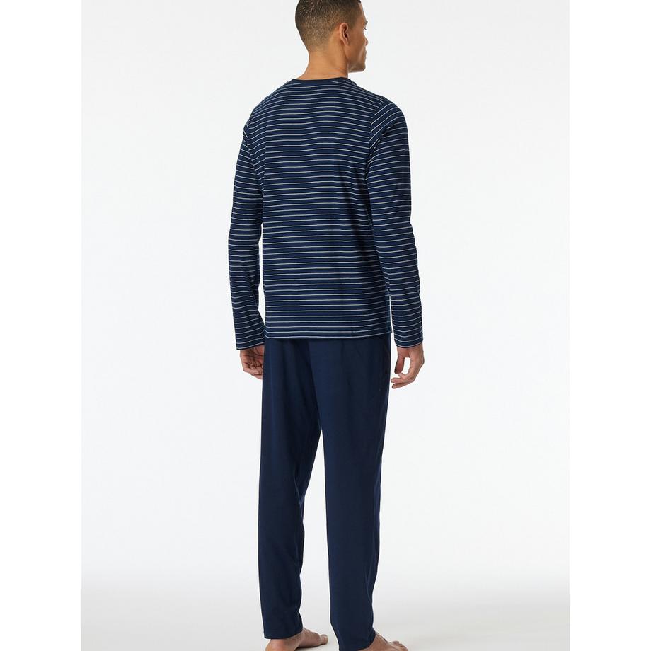 Schiesser Casual Essentials Gestreifter Pyjama  