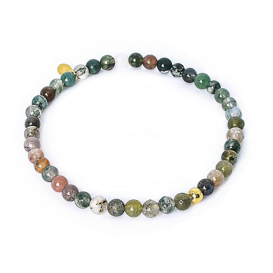 Morena  Armband mit Achat & Moosachat Steinen