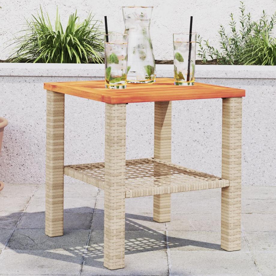 VidaXL Gartentisch poly-rattan  