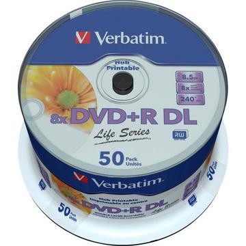 Verbatim DVD+R DL 8.5GB 8x 50er Spindel bedruckbar