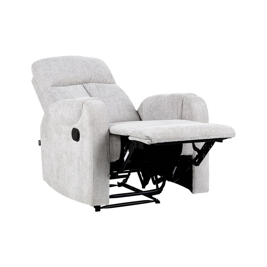Beliani Fauteuil inclinable en Tissu Traditionnel SOMERO  
