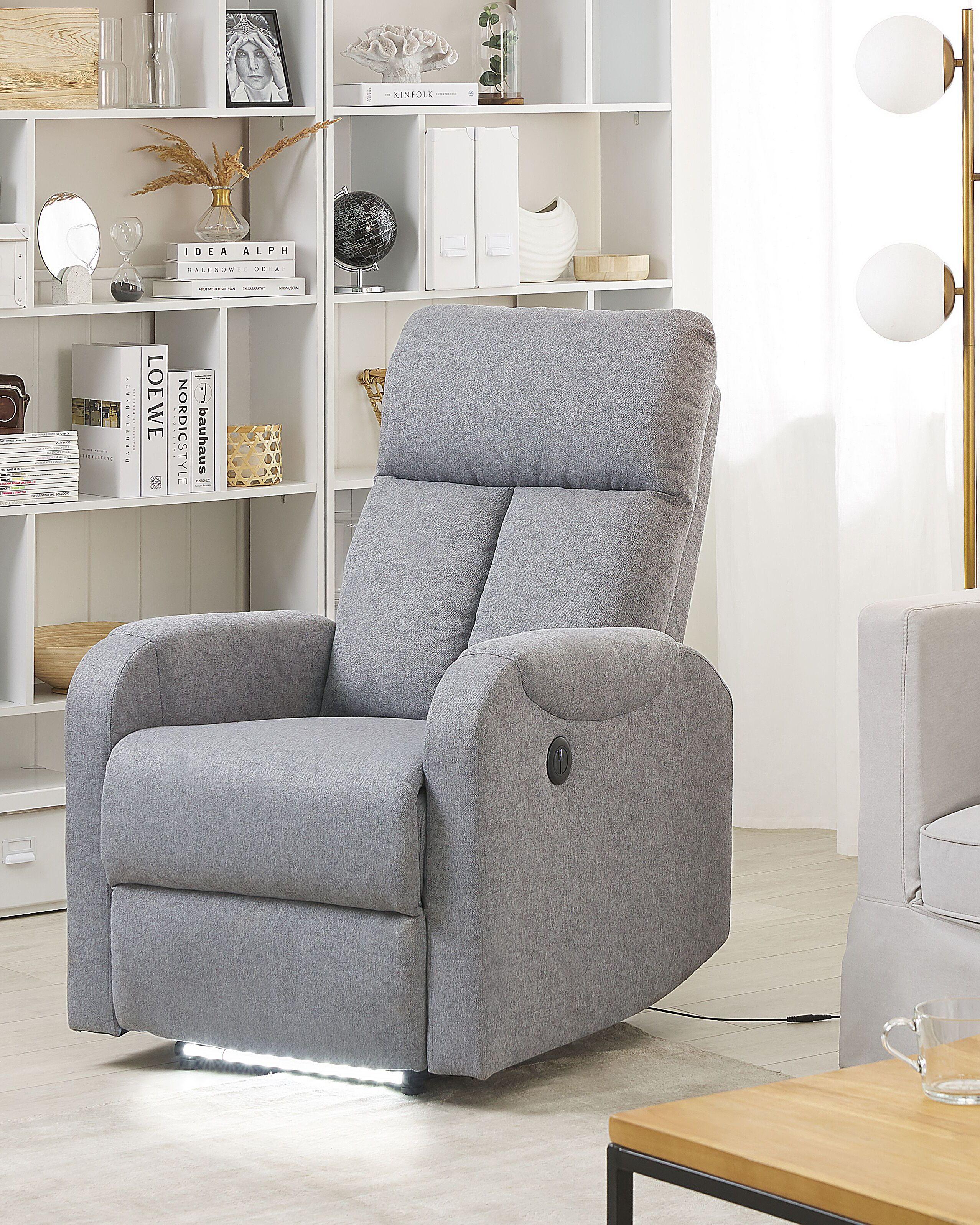 Beliani Fauteuil en Polyester Moderne SOMERO  