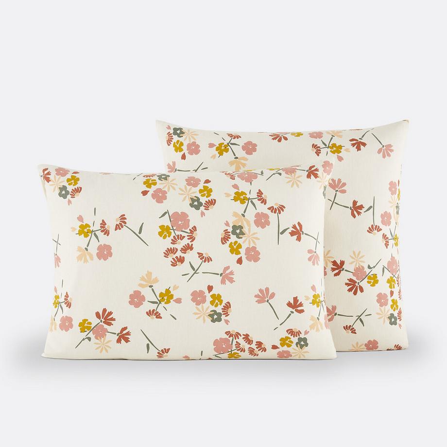 La Redoute Intérieurs Fodera per cuscino Rosine in flanella di cotone  