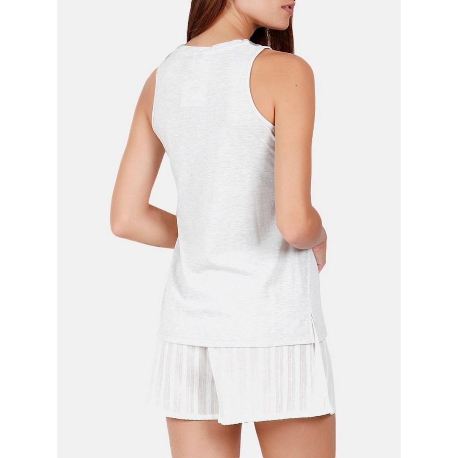 Admas Luxe Stripes Pyjama Short Débardeur  