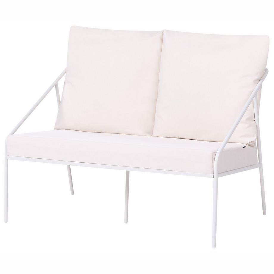 Beliani Lounge Set mit Tisch aus Stahl  USTICA  