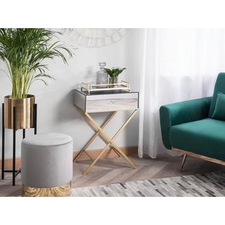 Beliani Table d'appoint en Verre Glamour VIVY  