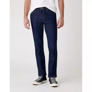 Wrangler Greensboro Jeans Low Stretch, Regular Straight  Blu Denim Scuro