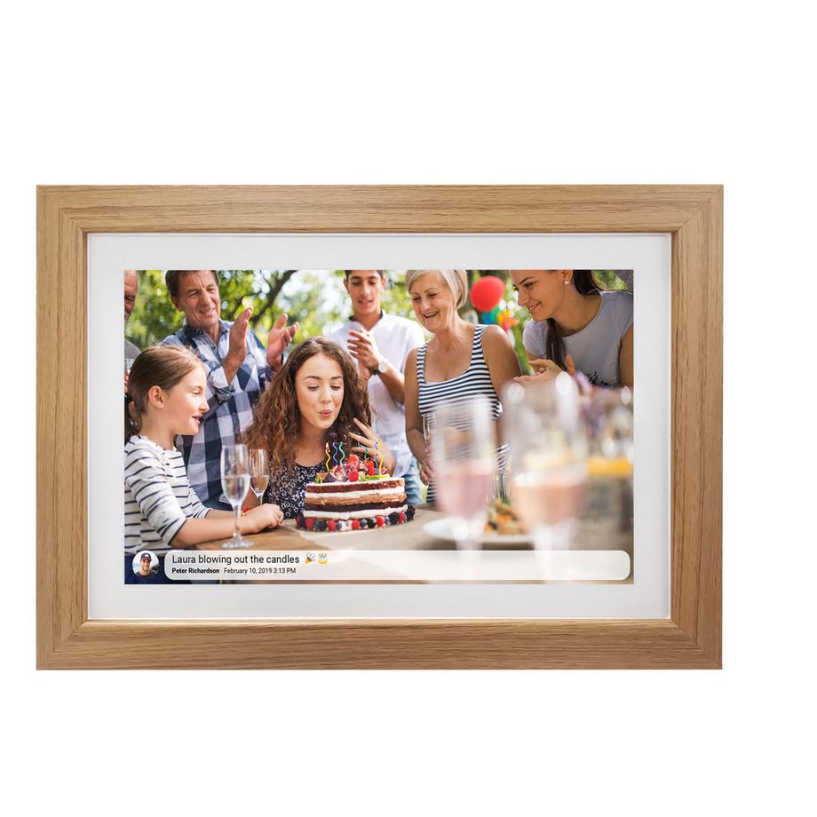 DENVER  Frameo PFF-1543DW Digitaler Bilderrahmen 