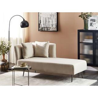 Beliani Chaiselounge (L) aus Polyester Modern RIOM  