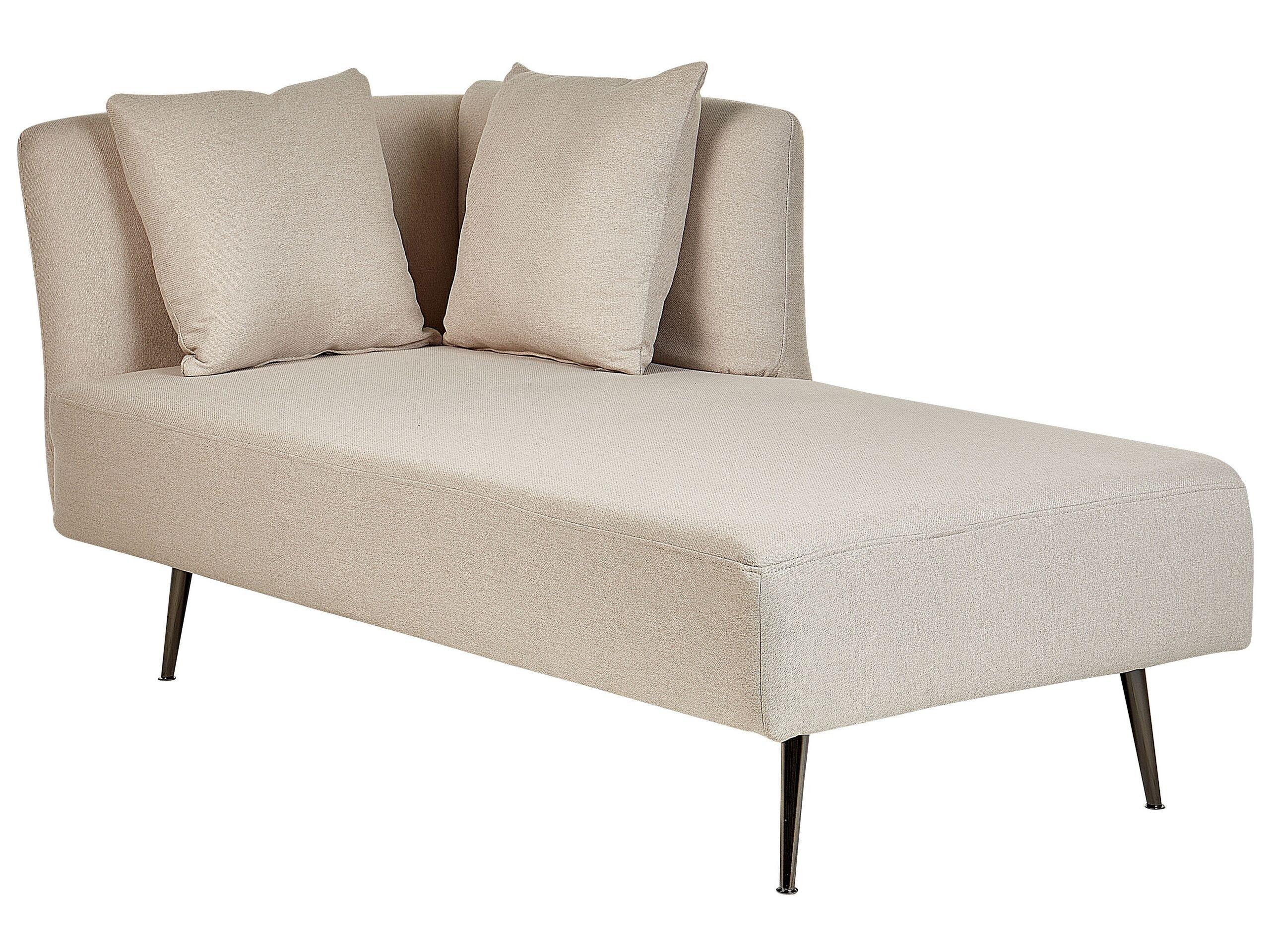 Beliani Chaiselounge (L) aus Polyester Modern RIOM  