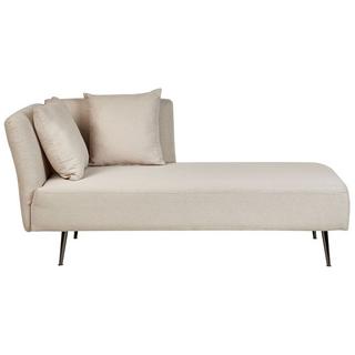 Beliani Chaiselounge (L) aus Polyester Modern RIOM  