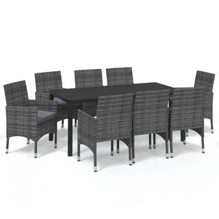 VidaXL set da pranzo Polirattan  