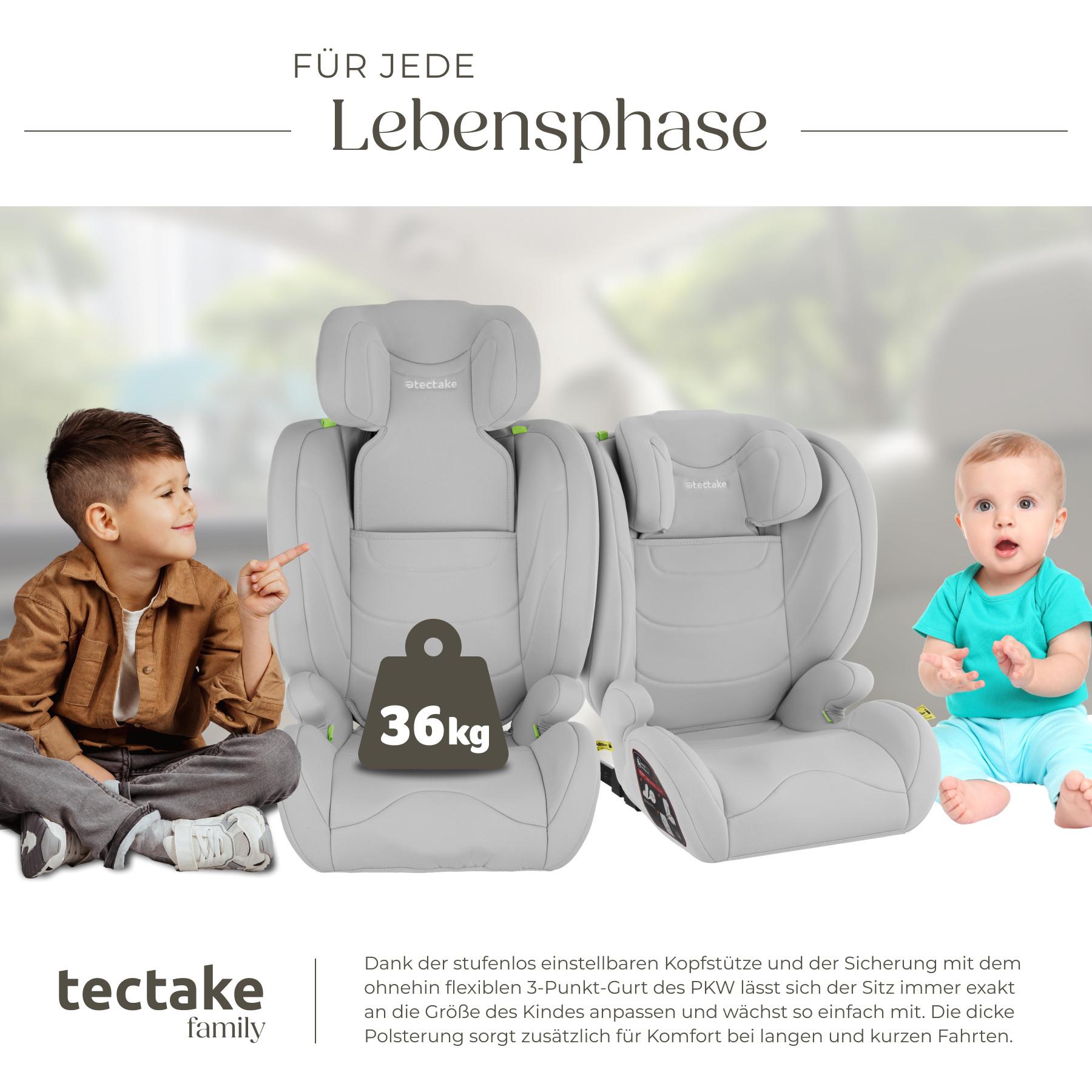 Tectake  Siège auto LEVI i-Size avec base ISOFIX 