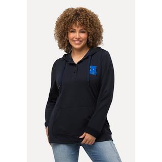 Ulla Popken  Hoodie, Kängurutasche, Langarm, Kapuzenshirt 