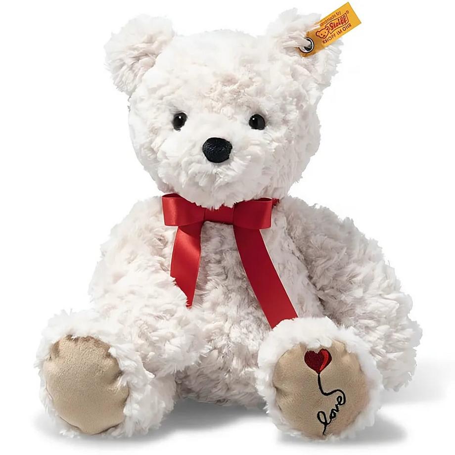 Steiff  Soft Cuddly Friends Jimmy Teddybär – Love Weiss (30cm) 