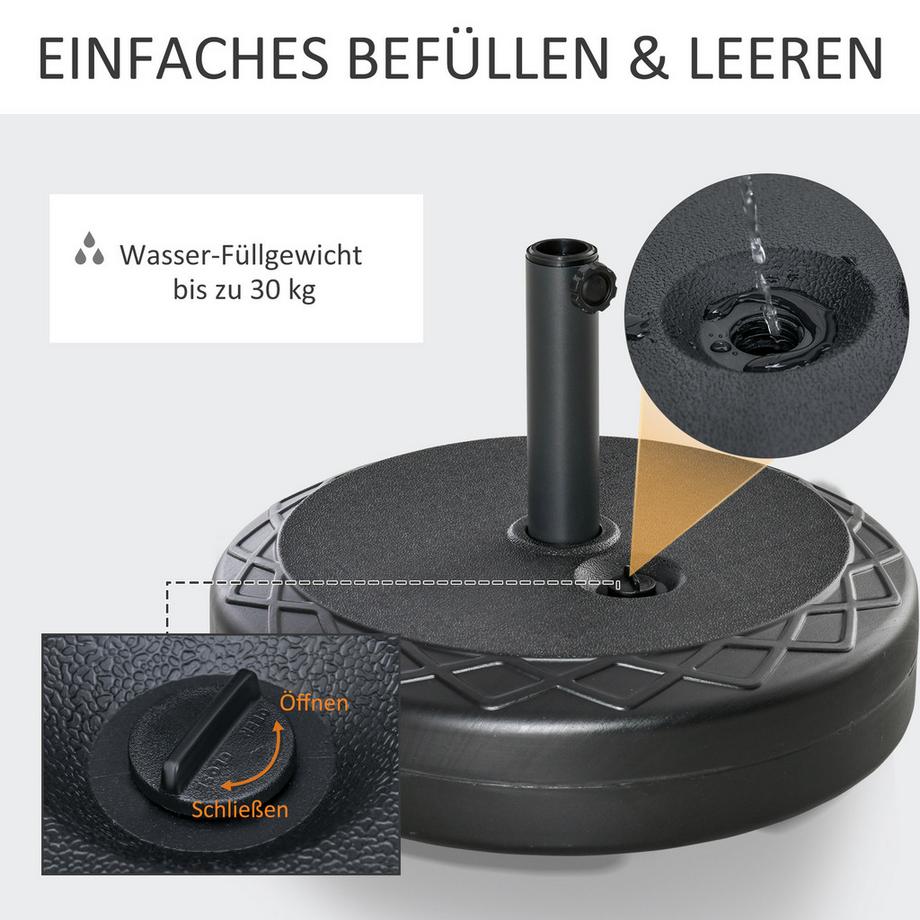 Outsunny Support de parasol  