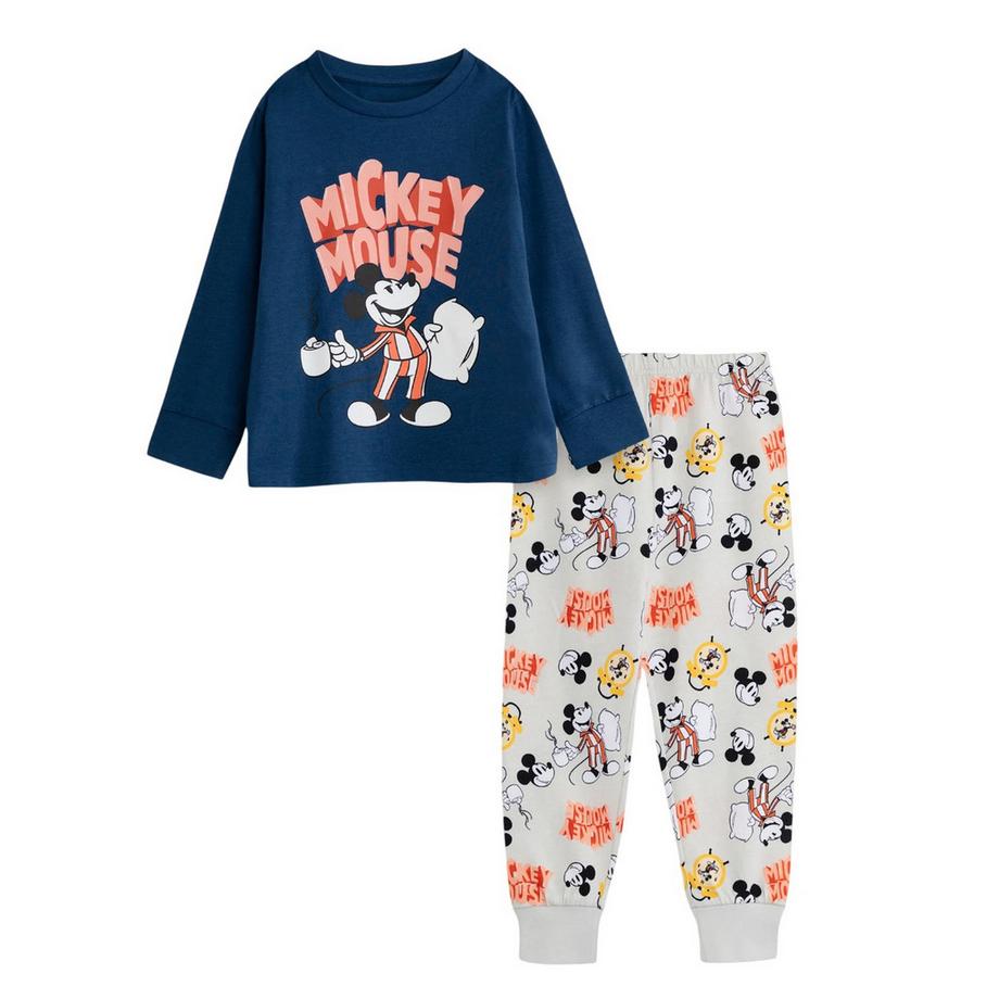 Ensemble de pyjama long manches longues motif Mickey Mouse