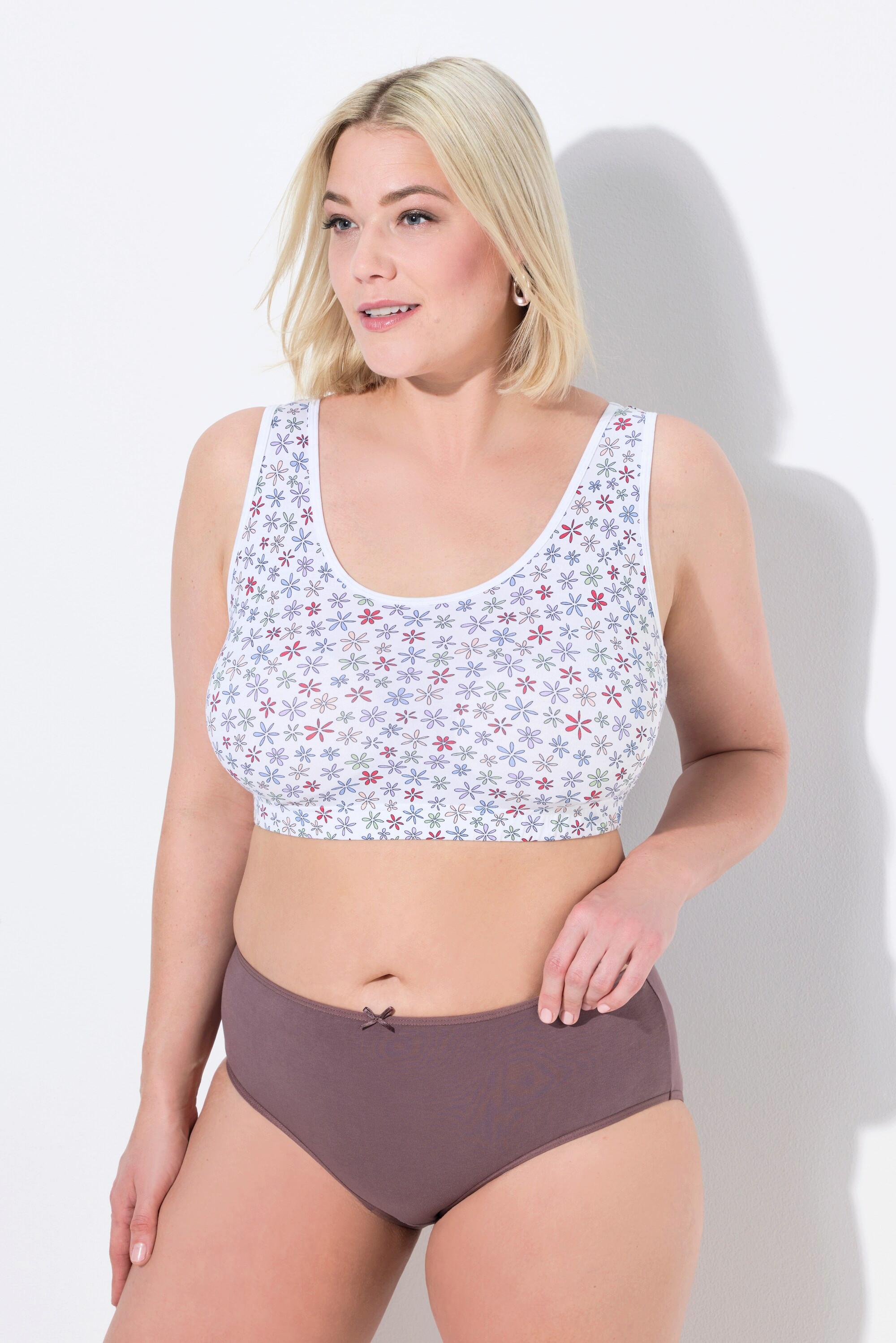 Ulla Popken Slip Tinta Unita Confezione da 5  