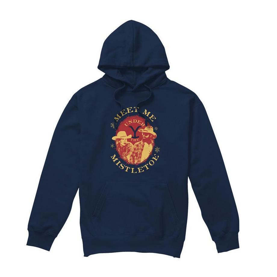 Meet Me Under The Mistletoe Kapuzenpullover  Weihnachtliches Design
