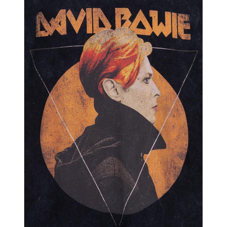 David Bowie Triangle Print T-Shirt  