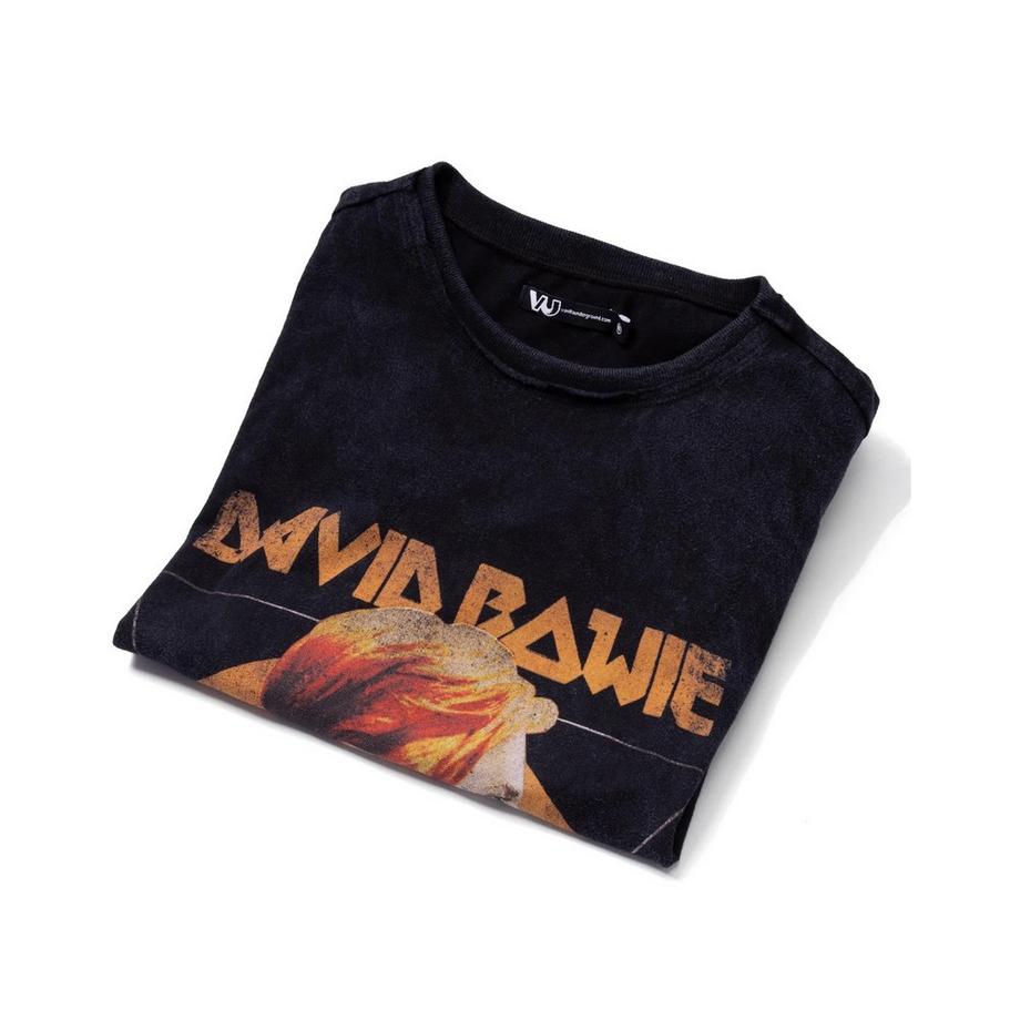 David Bowie Triangle Print T-Shirt  