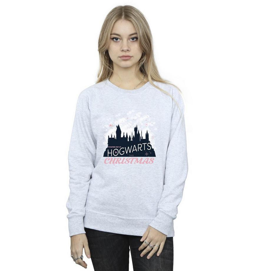 HARRY-POTTER Felpa natalizia Hogwarts  