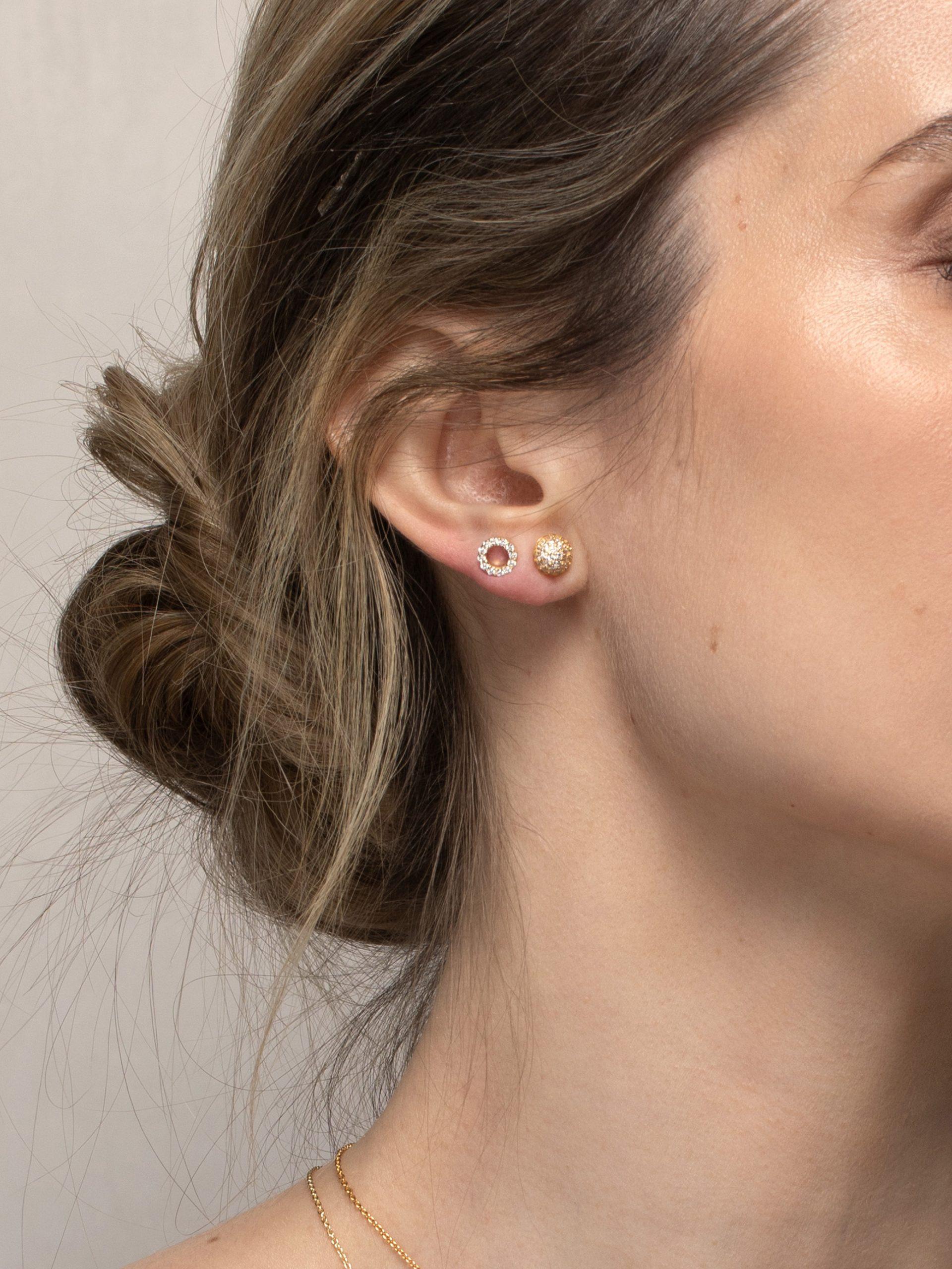 PHANTASYA  Ohrstecker 1502 Rosé Vergoldet 