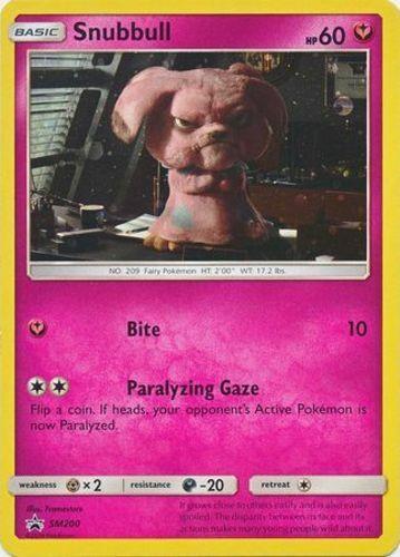 Pokémon  Snubbull SM200 Promo Sealed -  TCG - EN 