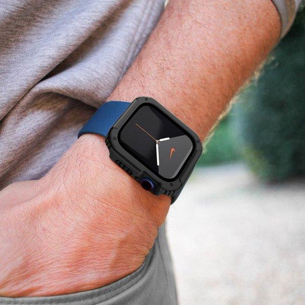 Avizar  Coque Intégrale Apple Watch 9 et 8 Noire 