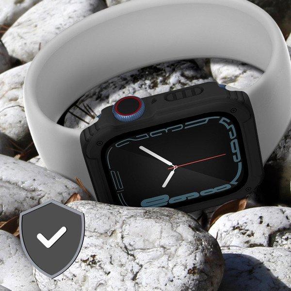 Avizar  Coque Intégrale Apple Watch 9 et 8 Noire 