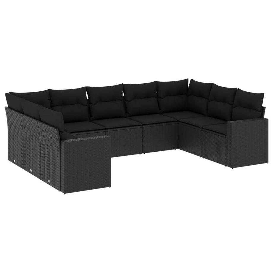 Ensemble de canapés de jardin rotin synthétique